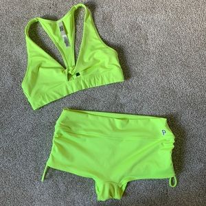 PINK Ultimate Victorias Secret Gym to Swim 2-piece Set Size Small/Medium